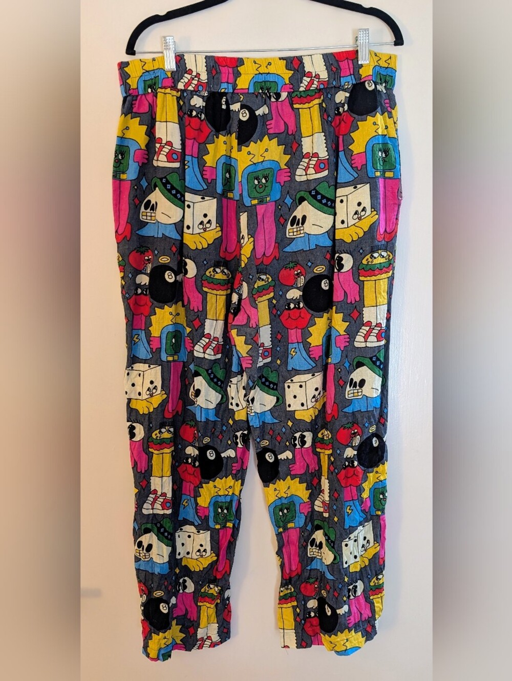 Nooworks Burger Babie Catalina Linen Pants 2X - Picture 7 of 7
